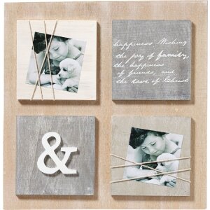 Galerierahmen Bella 4er für 2 Fotos bis 10x10 cm