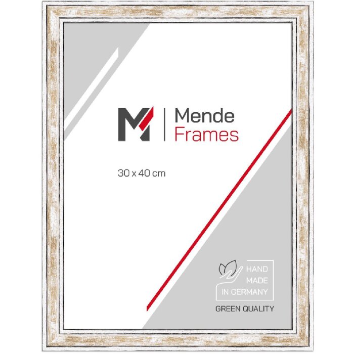 MendeFrames Bilderrahmen H460 Vintage gold 10x15 cm Kunstglas