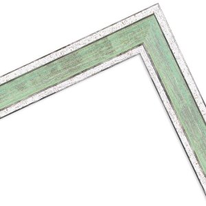 MendeFrames Bilderrahmen H460 Vintage hellgrün 30x40 cm Kunstglas