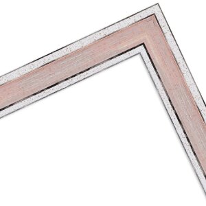 MendeFrames H460 Bilderrahmen Vintage rosa 50x60 cm Klarglas