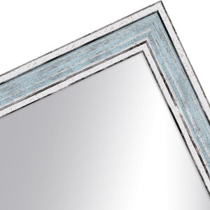 MendeFrames Wandspiegel H460 Vintage-Optik blau 20x60 cm