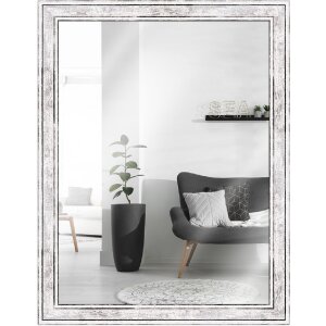 MendeFrames Wandspiegel H460 Vintage Optik silber 30x60 cm