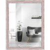 MendeFrames Wandspiegel H460 Vintage-Optik rosa 50x50 cm