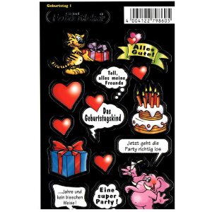 Sticker Geburtstag I Motiv 02 Stickerkarten lustige...