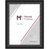 MendeFrames Holzrahmen H620 Antik schwarz 30x45 cm Kunstglas