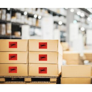 HERMA Etiketten A4 rot 45,7x21,2 mm Papier matt 960 Stück selbstklebend