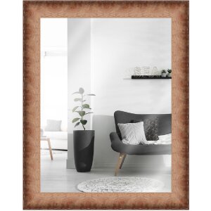 MendeFrames Wandspiegel H620 Antik 50x60 cm braun