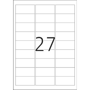 HERMA Etiketten A4 silber 63,5x29,6 mm Folie...