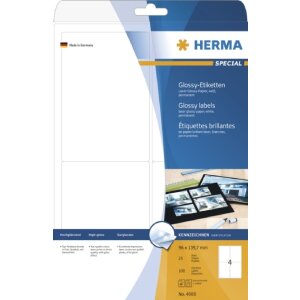 HERMA Etiketten A4 weiß 96x139,7 mm Papier...