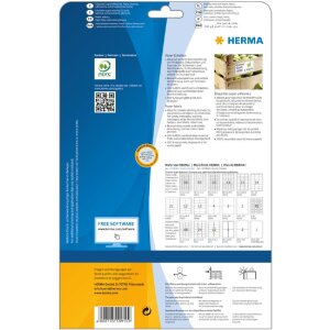 HERMA 10910 Etiketten A4 weiß 210x148 mm extrem...