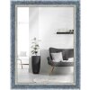 MendeFrames Wandspiegel H640 Shabby-Chic blau 30x60 cm