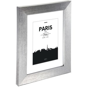 Kunststoffrahmen Paris, Silber, 40 x 50 cm