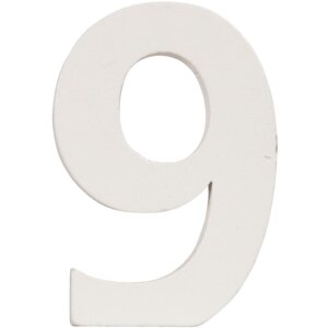 Ziguri numerice 0-9 din MDF, decorative 8x5 cm pentru proiecte DIY