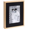 Rama foto Walther Double 10x15-15x20 cm, lemn natural cu passepartout colorat