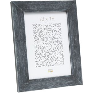 Ramă foto Deknudt S49B, profil plan, lemn, 10x15 cm - 50x70 cm