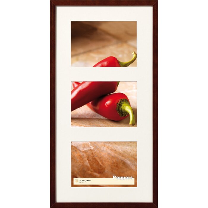 Walther Fotogalerie Peppers 3 Fotos 10x15 cm oder 13x18 cm