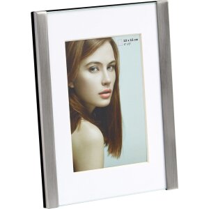 Rama foto Mette 10x15 cm până la 15x20 cm, din oțel inox negru