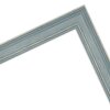 MendeFrames Bilderrahmen H470 Landhaus blau 20x28 cm Klarglas