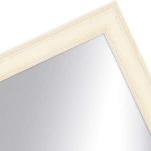 MendeFrames Wandspiegel H470 Landhaus weiß 50x60 cm