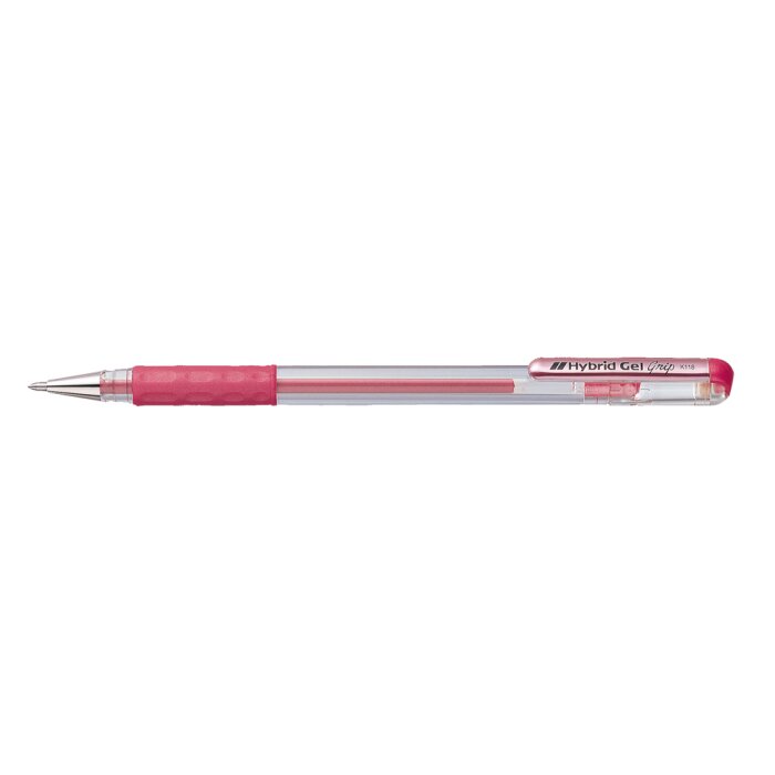 Metallic Gelstift Hybrid Gel Grip 0,4 mm rot