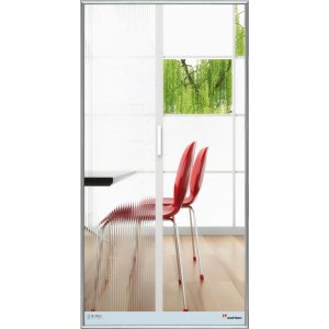Galeria Kunststoffrahmen 50x100 cm silber mit Glas und...