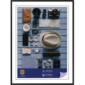 Kunststoffrahmen Napoli 60x80 cm schwarz