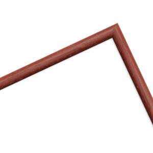 MendeFrames Holzrahmen H003 Mahagoni 20x40 cm mit Antireflexglas