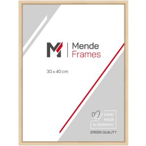MendeFrames Holzrahmen H003 natur 30x45 cm mit Kunstglas