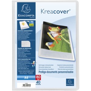 Exacompta Sichtmappe Kreacover DIN A4 kristall 40...