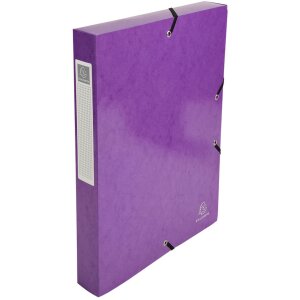 Exacompta Archivbox Iderama Rücken 40mm 24x32cm Violett