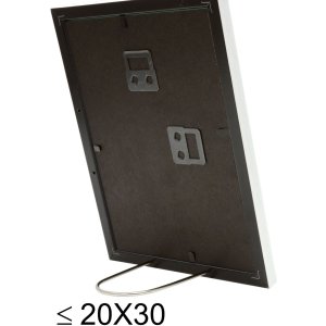 Kunststoffrahmen S46A weiß mit silber 10x15 cm