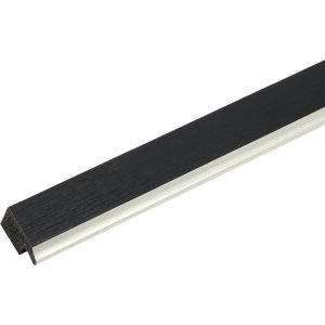 Kunststoffrahmen S46A schwarz mit silber 15x20 cm