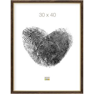 Ramă foto din plastic S46A, cu sticlă normală, 10x15 cm – 30x45 cm