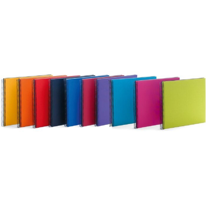 Album spiral Goldbuch Bella Vista 34x30 cm, 40 pagini, coșciug de lână fără ferestre