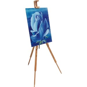 Staffelei aus geöltem Kiefernholz