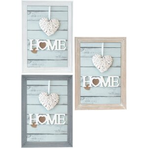 ZEP Vintage Holzrahmen 10x15 bis 50x70 cm Weiß Grau...