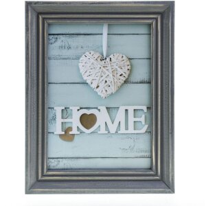 ZEP Vintage – ramă foto din lemn, stil retro, 10x15–50x70 cm, alb, gri, natural