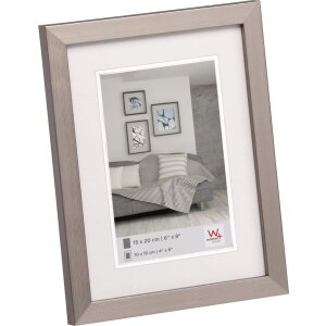 Rama foto Walther Construction din poliesterol, profil bloc modern, sticlă clară, 10x15–30x40 cm