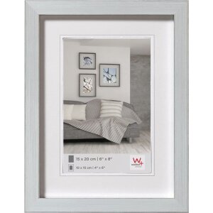 Rama foto Walther Construction din poliesterol, profil bloc modern, sticlă clară, 10x15–30x40 cm