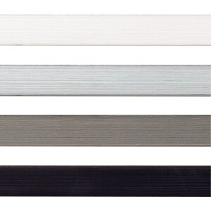 Rama foto Walther Construction din poliesterol, profil bloc modern, sticlă clară, 10x15–30x40 cm