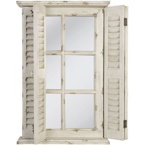 Clayre & Eef 42S136 Spiegel Weiß 46x71cm Shabby...
