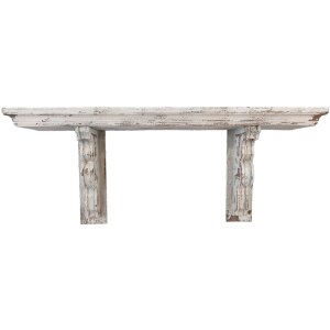 Wand-Regal shabby weiß 5H0232 Clayre Eef 100x23x41 cm