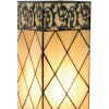 LumiLamp 5LL-1139 Lampă de masă Tiffany sticlă model diamant 18x45 cm E27 60W