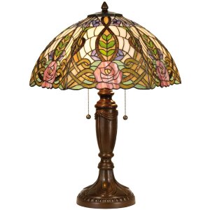 LumiLamp 5LL-5370 Tiffany Tischlampe Ø 47x61 cm...