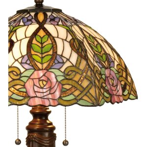 LumiLamp 5LL-5370 Tiffany Tischlampe Ø 47x61 cm...