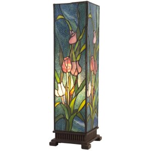 LumiLamp 5LL-5749 Tiffany Tischlampe 17x17x58 cm...