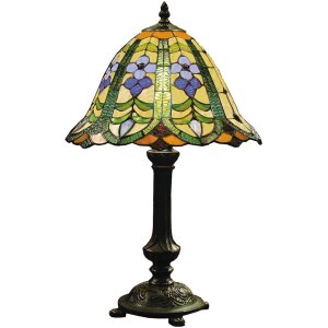 Tiffany Tischlampe Ø 30x48 cm grün bunt von...