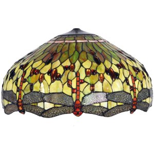 LumiLamp 5LL-9200GR Tiffany Lampenschirm Ø51cm...