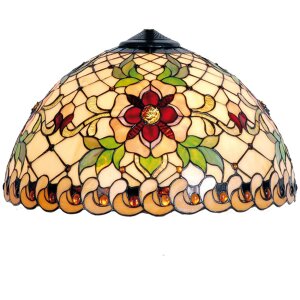 Tiffany Lampenschirm Ø 30 cm gelb