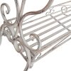 Clayre & Eef Handtuch-Halter weiß shabby 65x40x92 cm
